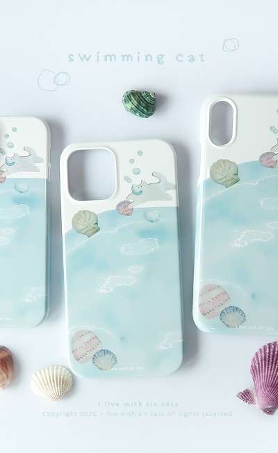 猫の海 グロッシー カード ハードケース