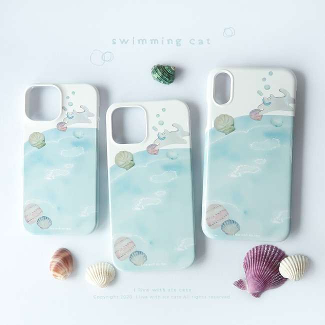 Cat's Sea Glossy Card Hard Case