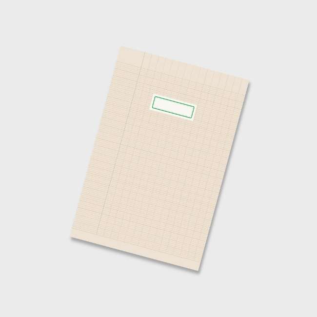 Line graph pad Brown