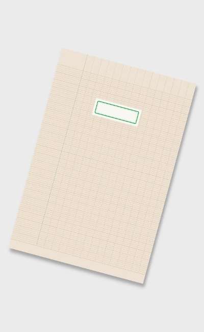 Line graph pad Brown