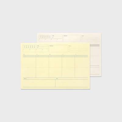 Weekly Pad