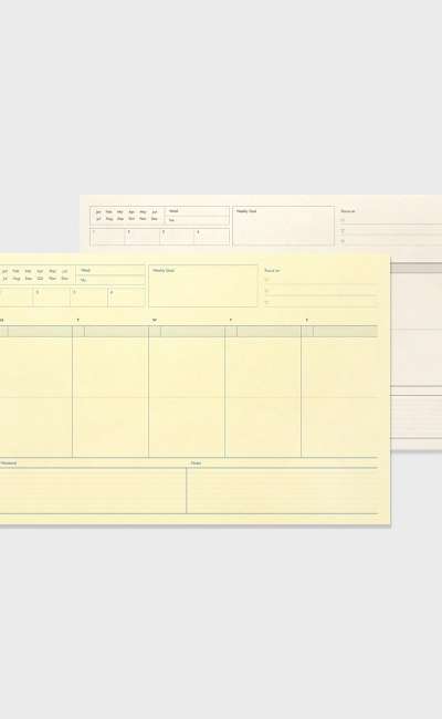 Weekly pad