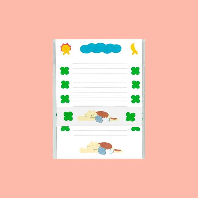 Lucky Cat Stationery Letter Paper