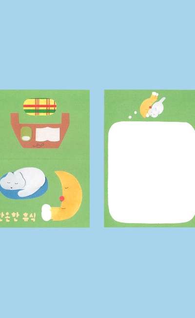 穏やかな休息 ポストカード