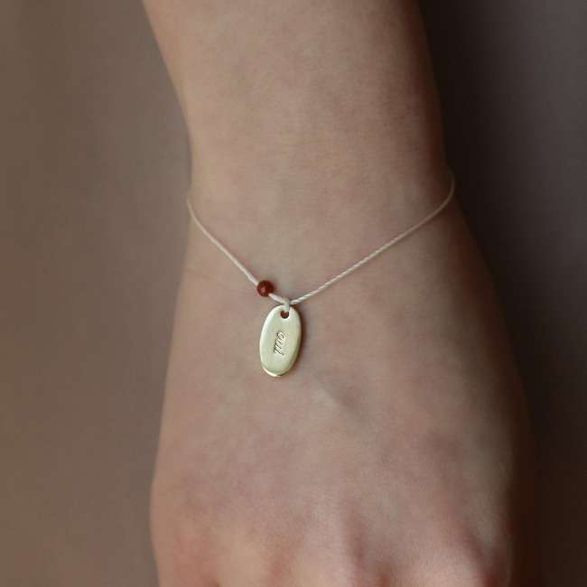 OUI BRACELET love letter . pearl oyster Bracelet