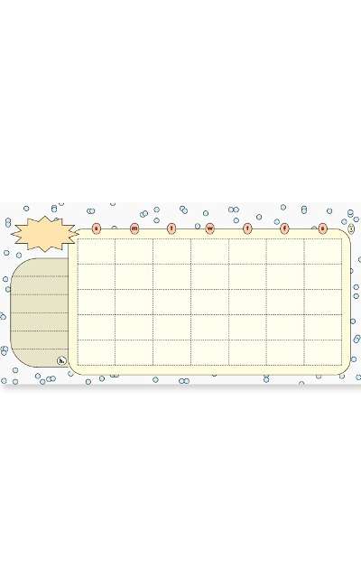 happy monthly memo pad
