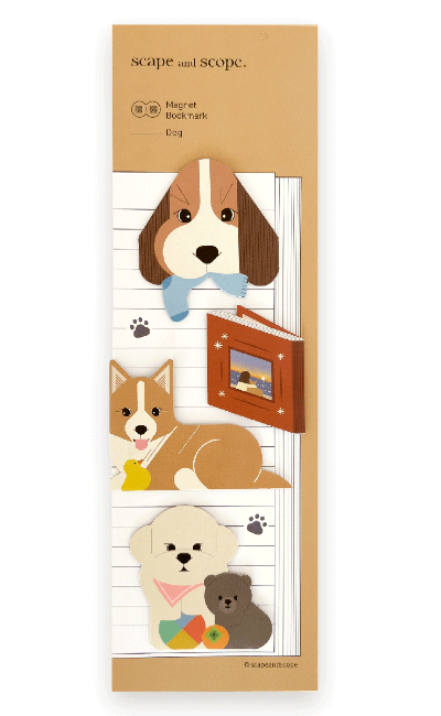ブックマーク_子犬