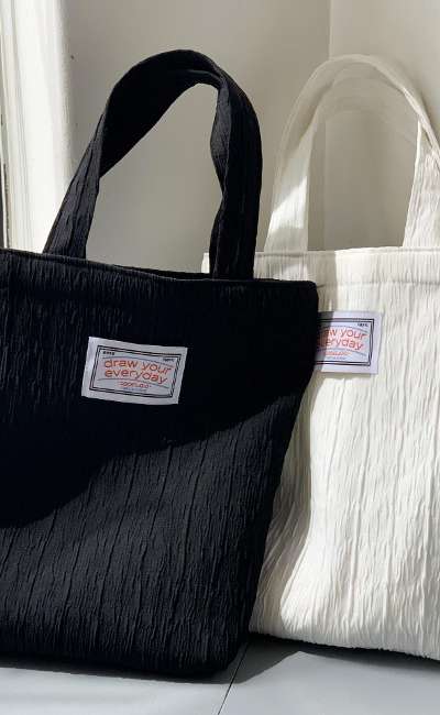Shirring Tote bag