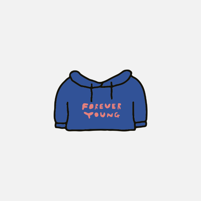 Ssosso Doll Outfit FOREVER YOUNG BLUE