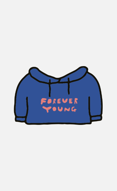 ソソ 人形服 FOREVER YOUNG BLUE