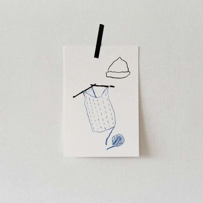 Postcard - Knitting