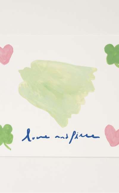 ミニポスター Love and piece