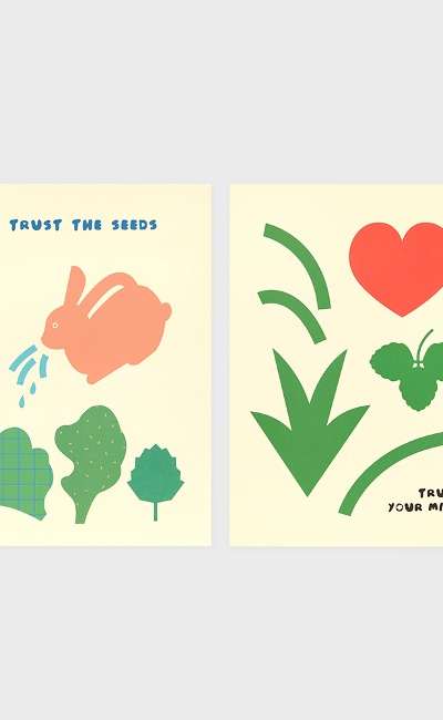 Garden poster set