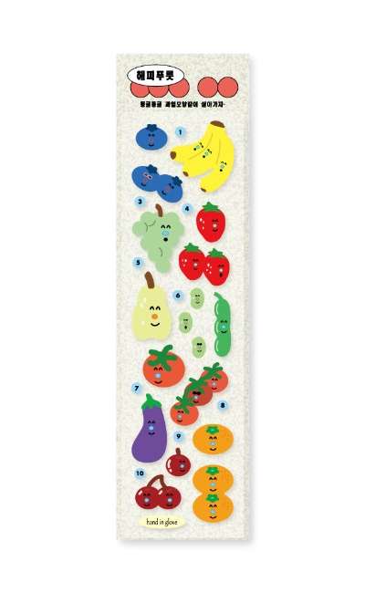 happy fruits sticker