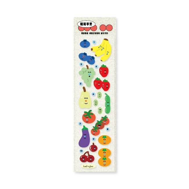 happy fruits sticker