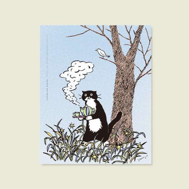 Mini Art Poster - tea time