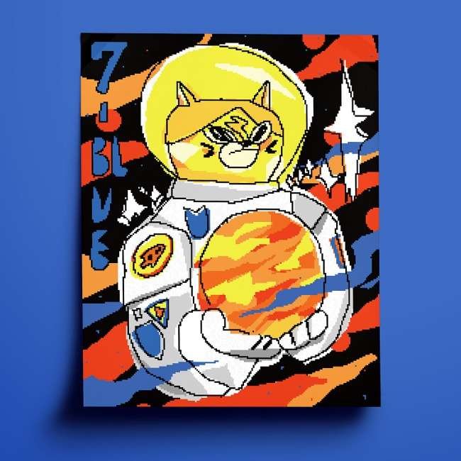 A2 Poster 7 BLUE