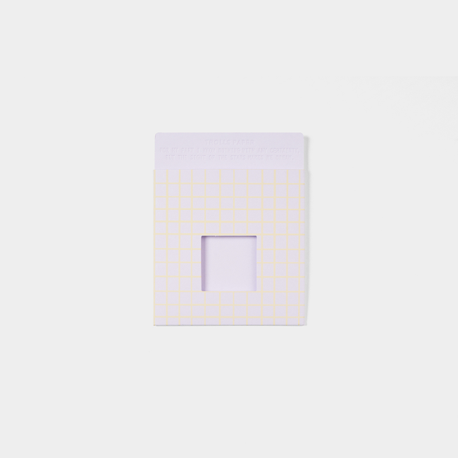 [TROLLS PAPER] Paper Holder Small - Grid