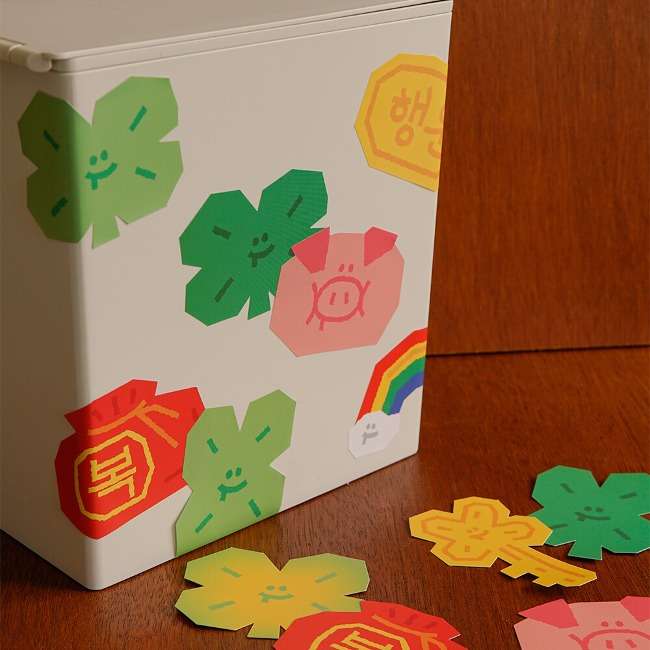 Seven Lucky Charms Sticker Set