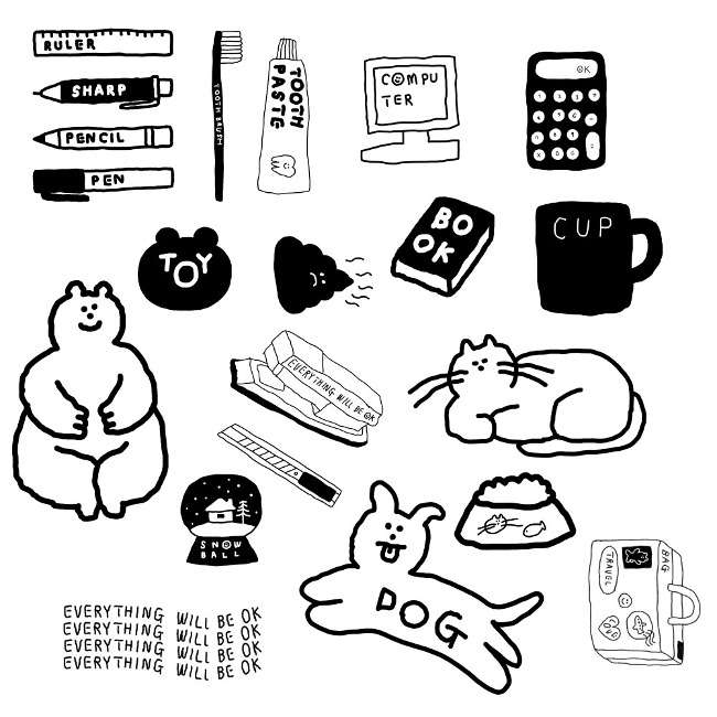 IN THE BOX PIECE STICKER