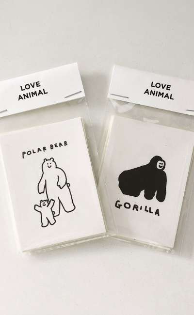 LOVE ANIMAL STICKER (2種)