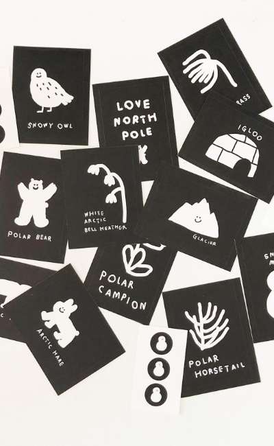 LOVE NORTH POLE STICKER