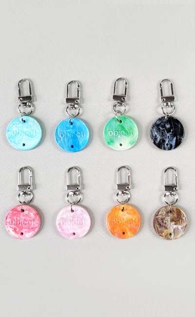 Object Plastic Keyring - Earth