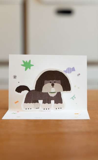 Changdeok and Fish Cake 3D Card Set