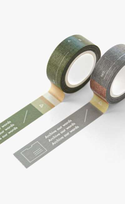 Archiving Masking Tape_Gray, Khaki