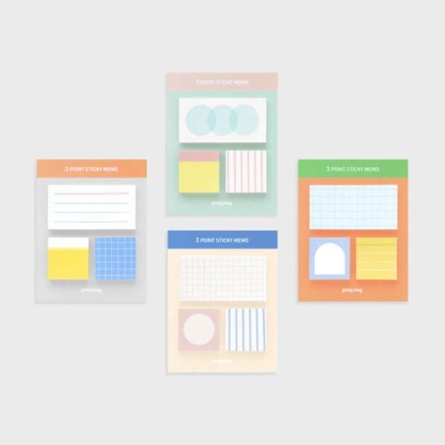 3 Point Sticky Memo