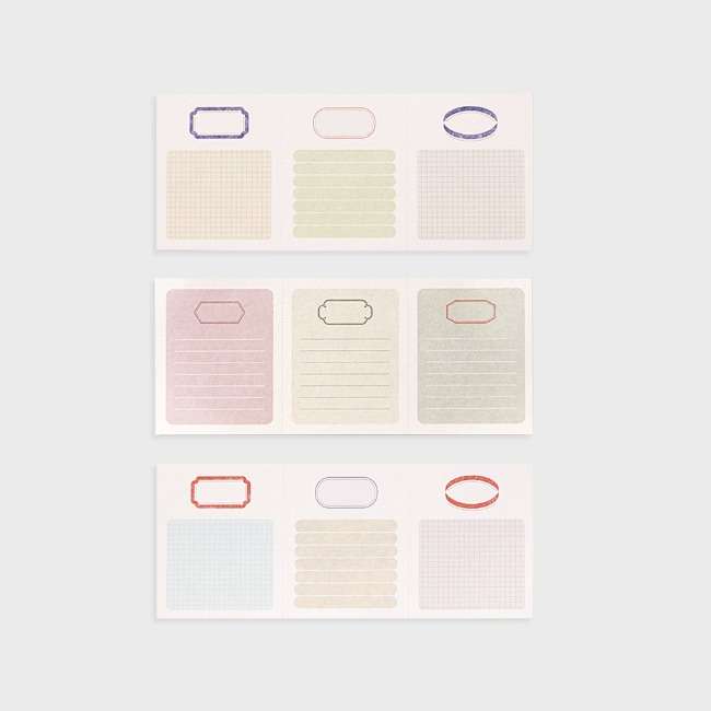 Index memo pad