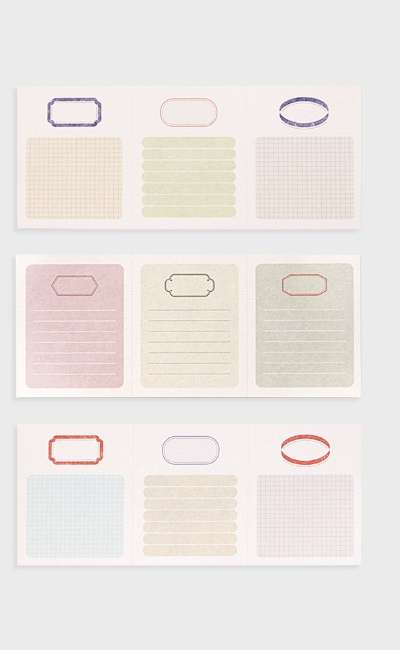 Index memo pad