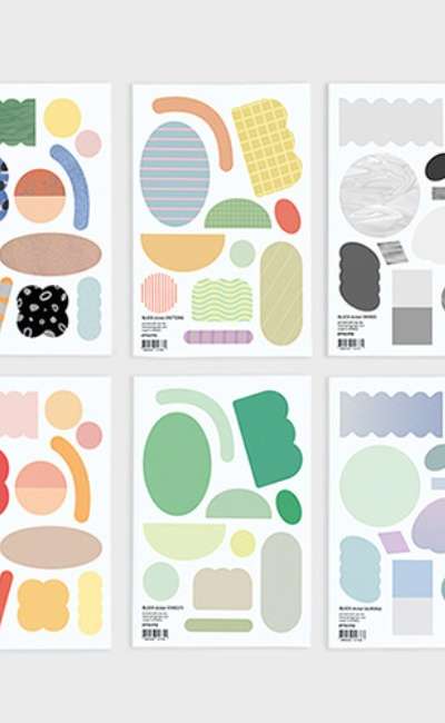 Block Sticker Set