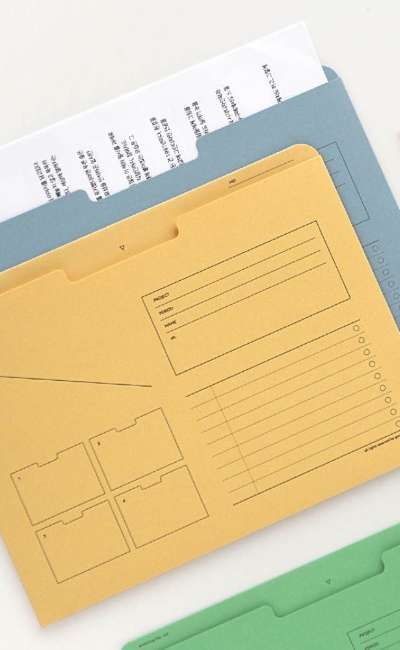 A4 Archiving file - color