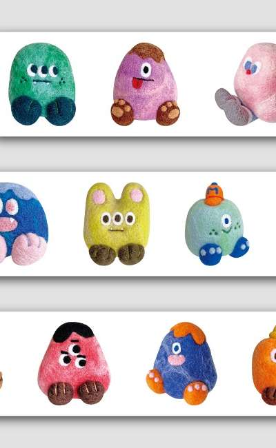 Cozy Monster Friends Masking Tape