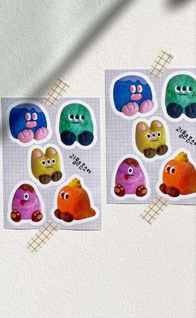 Ongijonggi Monster Friends Sticker