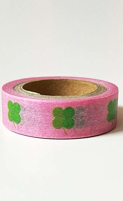 Four-Leaf Clover Masking Tape