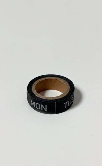 Calendar Weekly Masking Tape