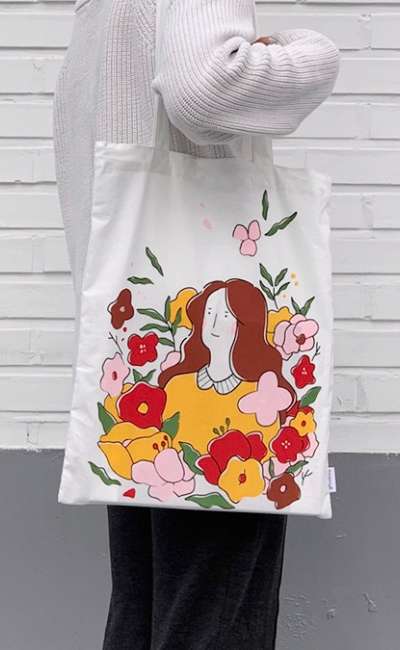 Eco Bag - Flower Mary