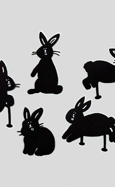 [Ttukkatta] BLACK TOKKI Sticker Pack (5EA)