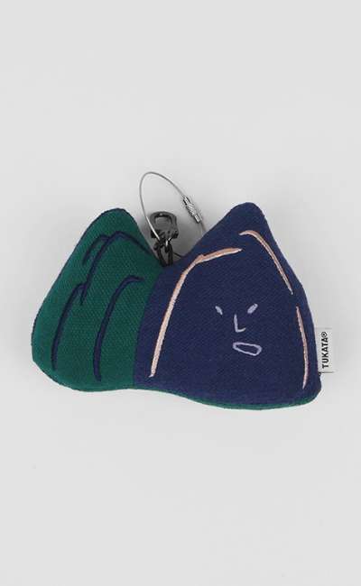 [Ttukattah] San (Small) Circular Fabric Doll Keyring