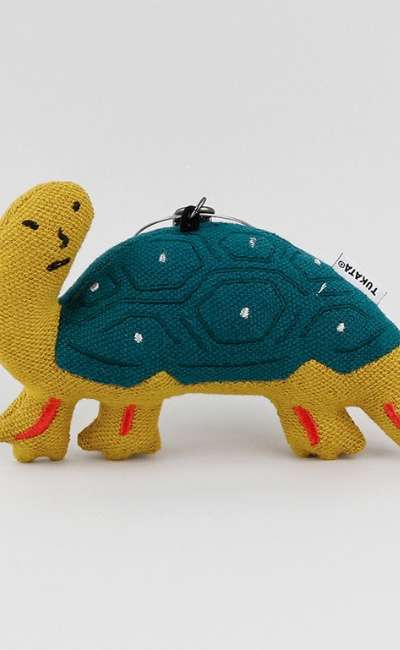 [Ttukkatta] Geobuk (Small) Circular Knit Fabric-Cotton Keyring
