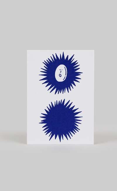 Blue Post Card (B)