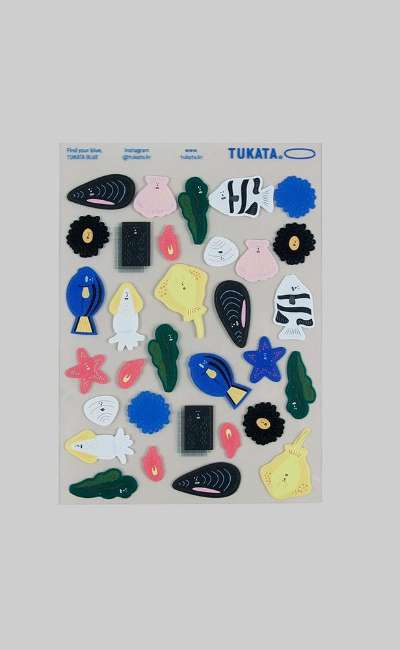 Blue Diary Sticker (B)