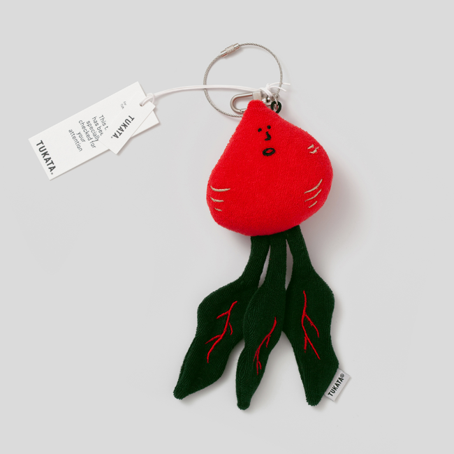 Beet (Small) Terry-towel Doll Keyring