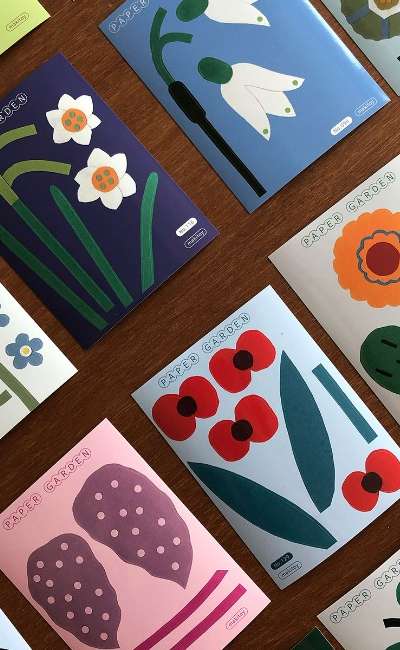 Paper Garden Stickers 32-Piece Set