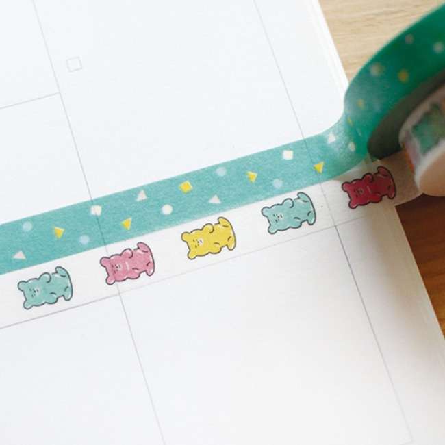 Baekban Masking Tape SET - Gummy Bear BB239