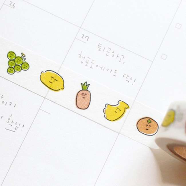 Baekban Masking Tape - Fruits BB241