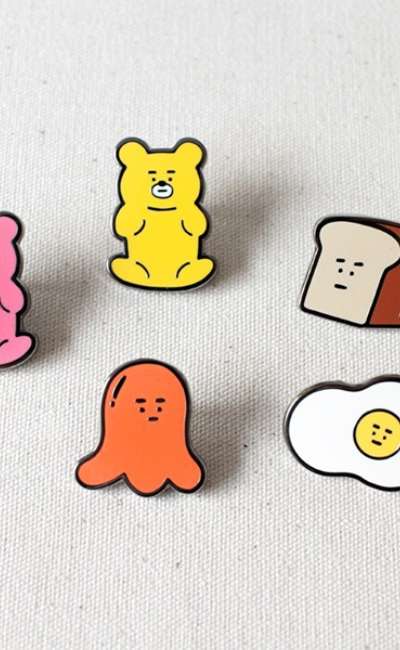【백반】백반 ピンバッジ