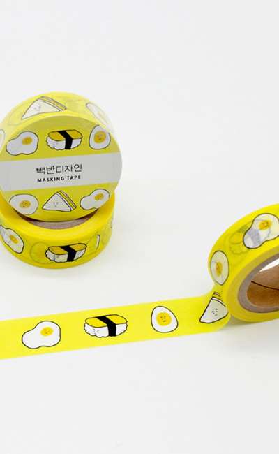 Baekban Masking Tape - Egg BB136